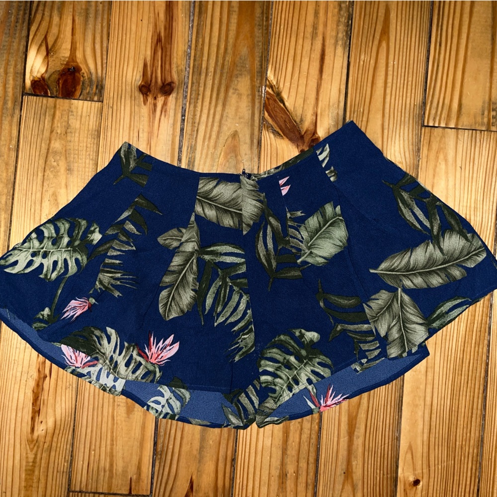 Cute printed shorts that appear as a skirt